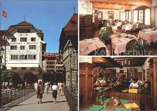 Luzern LU Zunfthaus zu Pfistern Restaurant Kat. Luzern