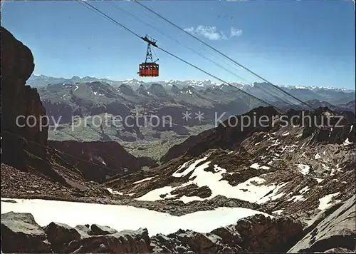 Saentis AR Schwebebahn mit Churfirsten  Kat. Saentis