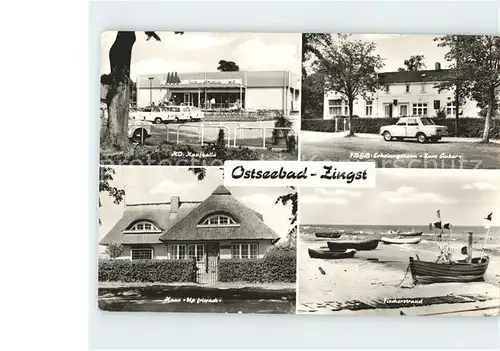 Zingst Ostseebad HO Kaufhalle FDGB Erholungsheim zum Anker Fsicherstrand  / Zingst Darss /Nordvorpommern LKR