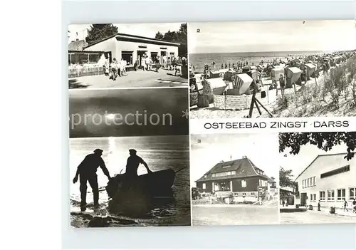 Zingst Ostseebad Strandstrasse Strand Kurhaus FDGB Erholungsheim Nordlicht / Zingst Darss /Nordvorpommern LKR