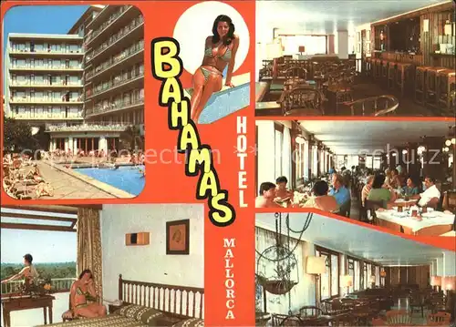 El Arenal Mallorca Hotel Bahamas Bar Restaurant Kat. S Arenal
