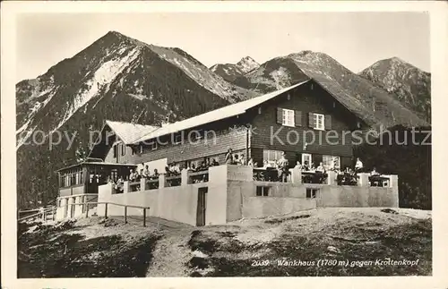 Wankhaus mit Krottenkopf Kat. Garmisch Partenkirchen