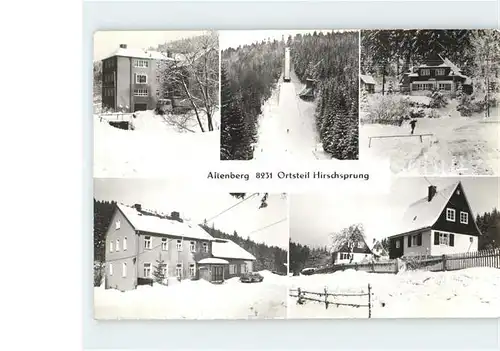 Altenberg Erzgebirge Hirschsprung  Kat. Geising