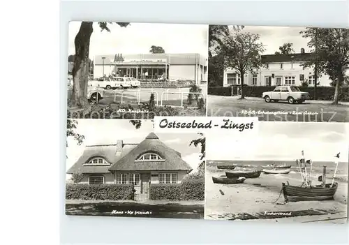 Zingst Ostseebad HO Kaufhalle FDGB Erholungsheim Zum Anker Fischerstrand  / Zingst Darss /Nordvorpommern LKR