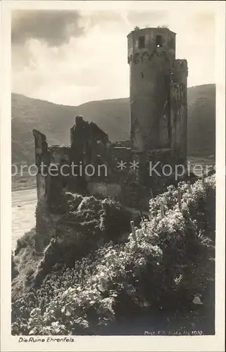 Foto Zeitz F.G. Nr. 1010 Ruine Ehrenfels Kat. Berchtesgaden