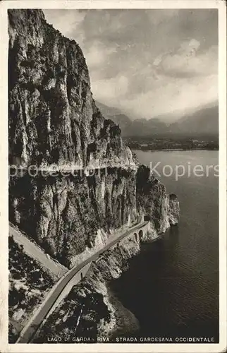 Riva Lago di Garda Strada Gardesana Occidentale Kat. 