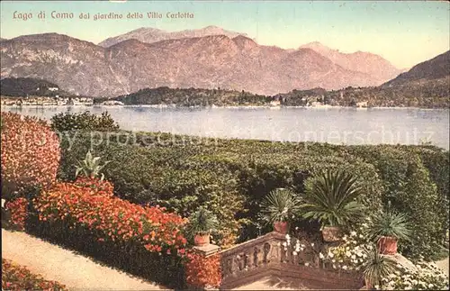 Lago di Como giardino della Villa Carlotta Kat. Italien