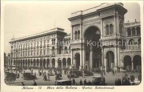 Milano Arco della Gallerie Settentrionali Kat. Italien