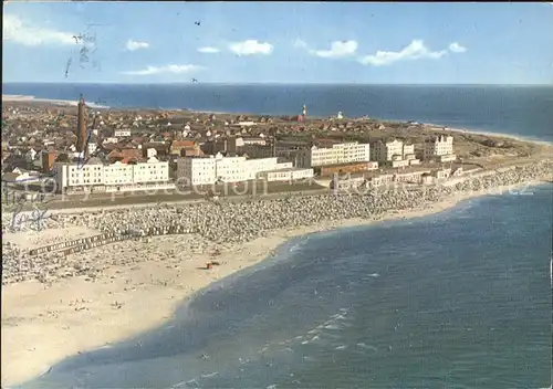 Borkum Nordseebad Fliegeraufnahme / Borkum /Leer LKR