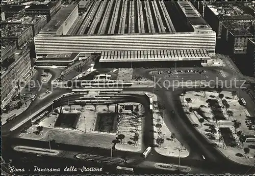 Roma Rom Panorama della Stazione veduta aerea Kat. 