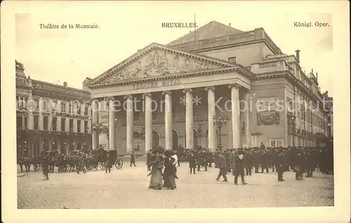 Bruxelles Bruessel Theatre Monnaie Koenigliche Oper  Kat. 