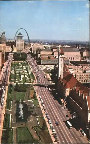 St Louis Missouri Market Street and Aloe Plaza Kat. 