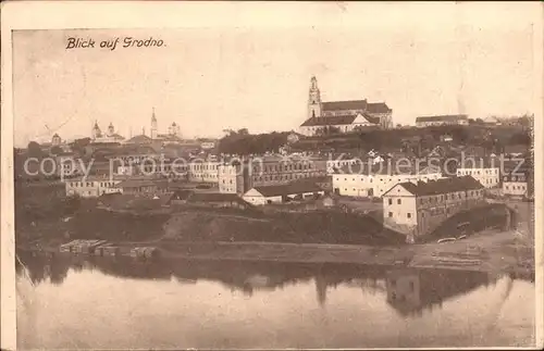 Grodno Weissrussland Stadtansicht /  /Hrodna