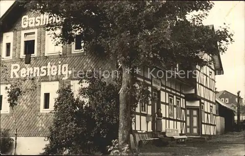 Friedrichsroda Gasthaus Pension Zum Rennsteig Kat. Friedrichsroda