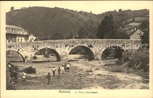 Malmedy Wallonie Le Pont d Outrelepont Kat. Verviers