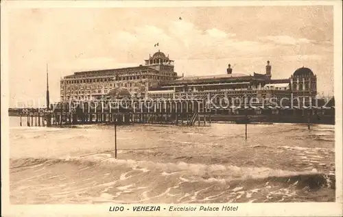 Venezia Venedig Lido Excelsior Palace Hotel Kat. 