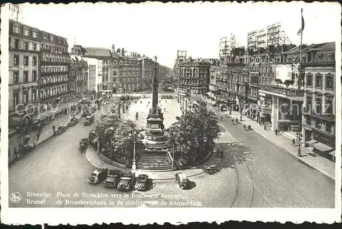 Bruessel Bruxelles Place de Brouckere Kat. 