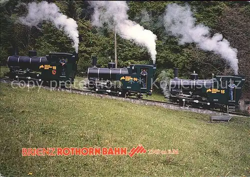 Brienz Rothornbahn Lokomotiven Brienz am See  Kat. Eisenbahn