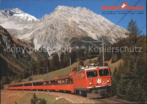 Rhaetische Bahn Bernina Express Preda Piz Ela Kat. Eisenbahn
