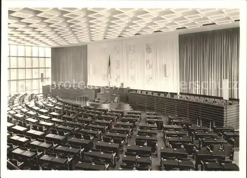 Bonn Rhein Plenarsaal im Bundeshau Kat. Bonn