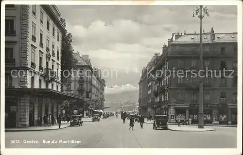 Geneve GE Rue du Mont Blanc Kat. Geneve