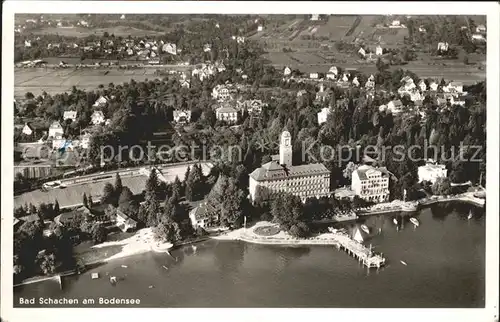 Bad Schachen Lindau Hotel Fliegeraufnahme Kat. Lindau (Bodensee)