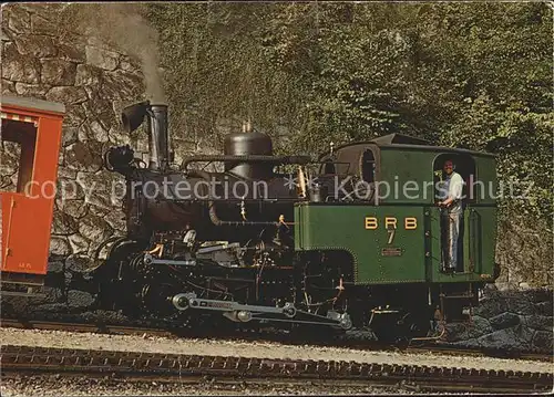 Brienz Rothornbahn Lokomotive Kat. Eisenbahn
