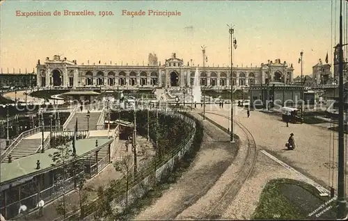 Bruxelles Bruessel Exposition de 1910 Facade Principale Kat. 