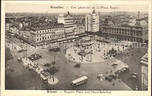 Bruxelles Bruessel Place Rogier Gare du Nord Bahnhof Kat. 