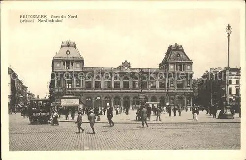 Bruxelles Bruessel Gare du Nord Nordbahnhof Kat. 