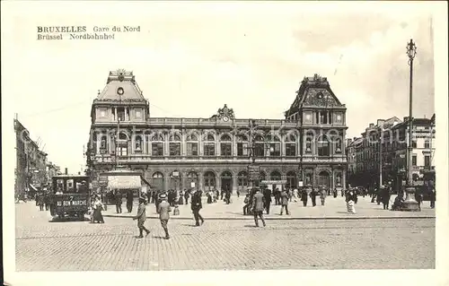 Bruxelles Bruessel Gare du Nord Nordbahnhof Kat. 