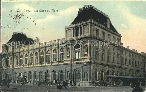 Bruxelles Bruessel Gare du Nord Nordbahnhof Kat. 