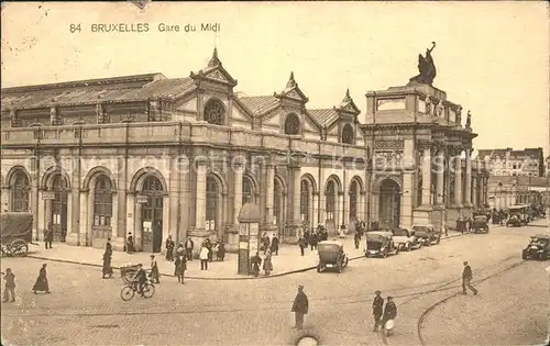 Bruxelles Bruessel Gare du Midi Bahnhof Kat. 