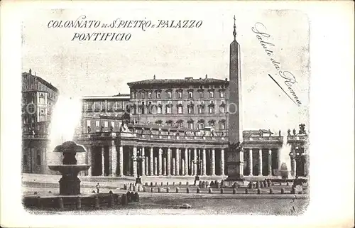 Roma Rom S. Pietros Palazzo Ponitificio Kat. 