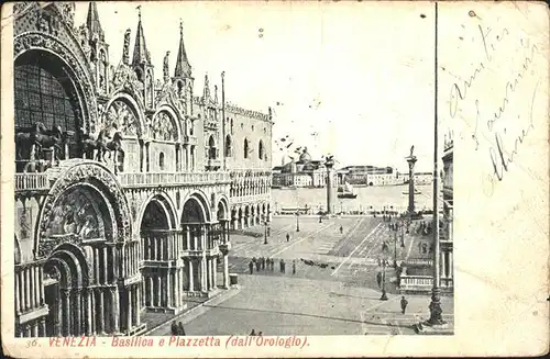 Venezia Venedig Basilica e Plazetta Kat. 