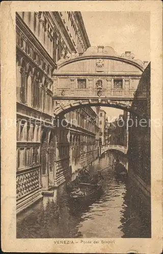 Venezia Venedig Ponte dei Sospiri Kat. 