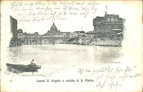 Roma Rom Castel S Angelo veduta di S Pietro Kat. 
