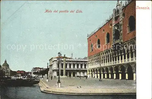 Venezia Venedig Molo dal pontile del Lido Kat. 