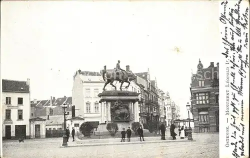 Ostende Flandre Monument Leopold I Kat. 