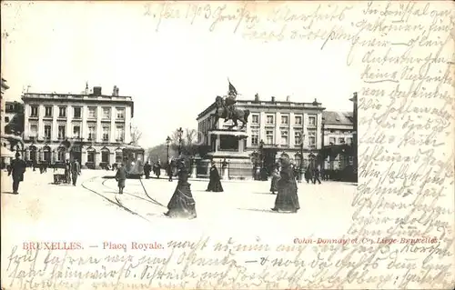 Bruxelles Bruessel Place Royale Kat. 