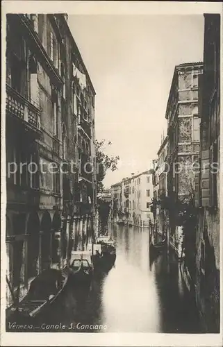 Venezia Venedig Canale S Canciano Kat. 