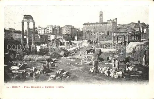 Roma Rom Foro Romanoe Basilica Giulia Kat. 