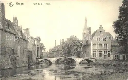 Bruges Flandre Pont du Beguinage Kat. 