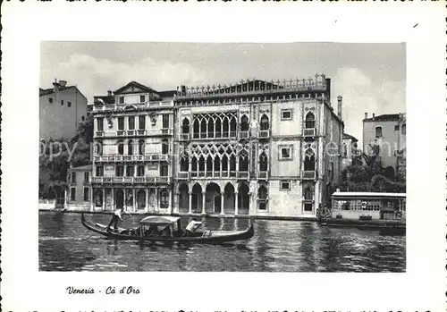 Venezia Venedig Ca d Oro Kat. 