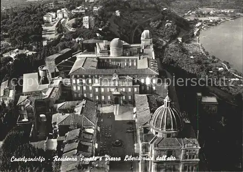Castel Gandolfo Latium Pesidenza Papale Piazza Liberto viste dall alto Kat. 