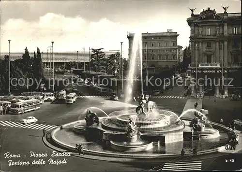 Roma Rom Piazza Esedra Fontana delle Najadi Kat. 