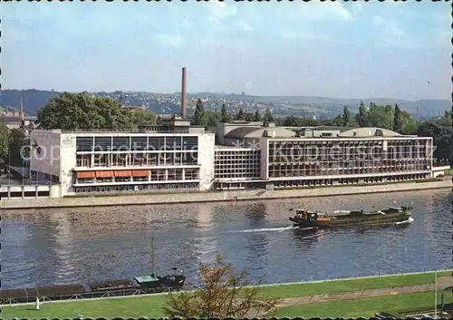 Liege Luettich Kongresshalle und Maas Kat. Luettich