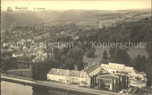 Waulsort Chateau vue aerienne Kat. 