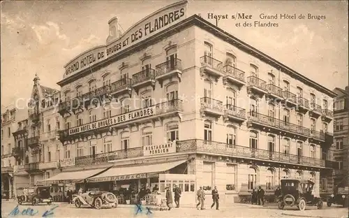 Heyst sur Mer Flandre Grand Hotel de Bruges et des Flandres Kat. 