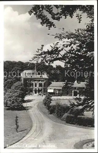 Rozendaal Gelderland Kasteel Schloss Kat. 